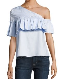 One-Shoulder Ruffle Top